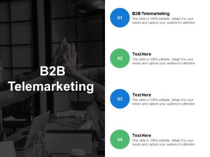 B2b telemarketing ppt powerpoint presentation portfolio design templates cpb