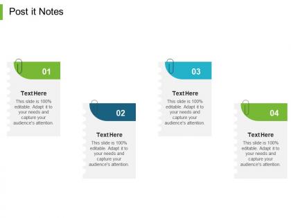 B to b marketing post it notes ppt powerpoint presentation summary download