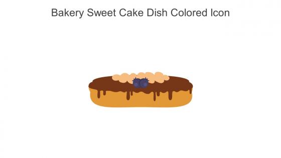 Bakery Sweet Cake Dish Colored Icon In Powerpoint Pptx Png And Editable Eps Format