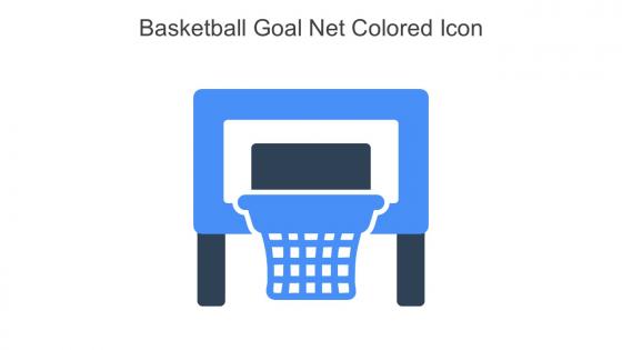 Basketball Goal Net Colored Icon In Powerpoint Pptx Png And Editable Eps Format