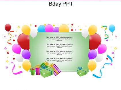 Bday ppt