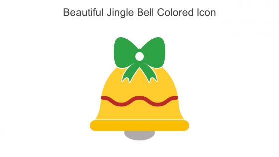 Beautiful Jingle Bell Colored Icon In Powerpoint Pptx Png And Editable Eps Format