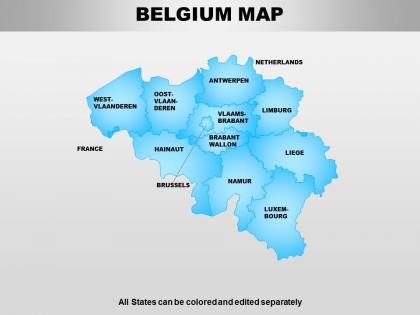 Belgium powerpoint maps