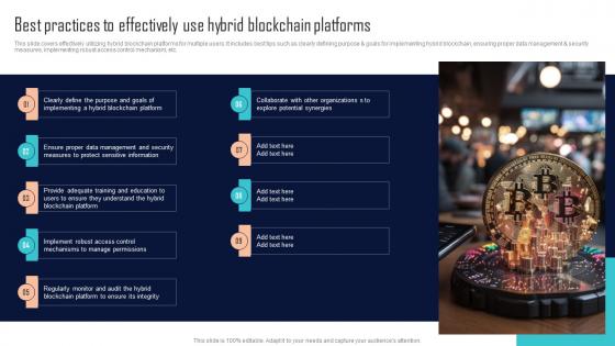 Best Practices To Effectively Use Hybrid Blockchain Platforms Comprehensive Evaluation BCT SS