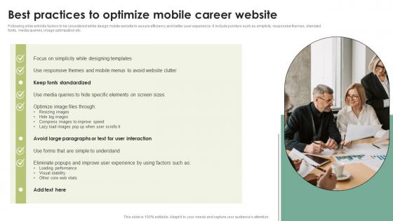 Best Practices To Optimize Mobile Streamlining HR Operations Through Effective Hiring Strategies