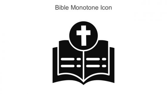 Bible Monotone Icon In Powerpoint Pptx Png And Editable Eps Format