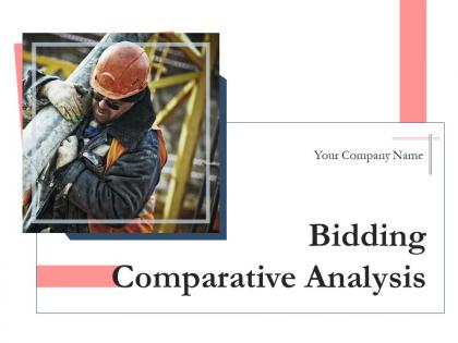 Bidding comparative analysis powerpoint presentation slides