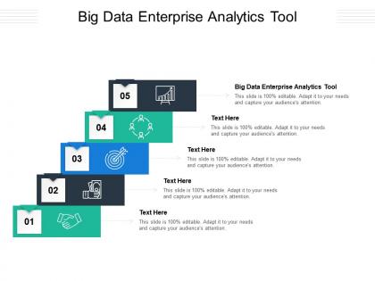 Big data enterprise analytics tool ppt powerpoint presentation infographic template format cpb