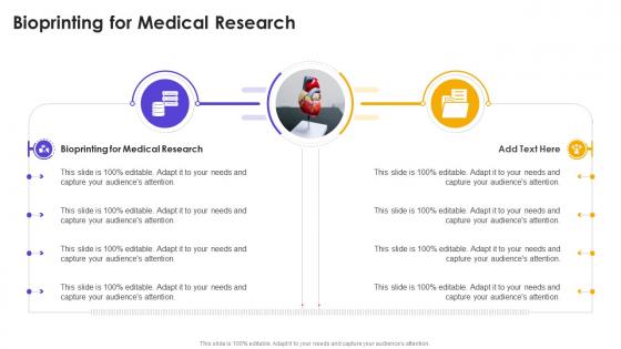 Bioprinting For Medical Research In Powerpoint And Google Slides Cpp