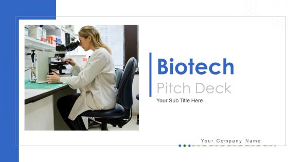 Biotech pitch deck ppt template