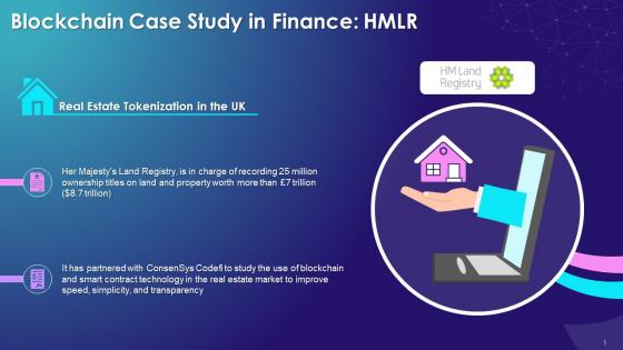 Blockchain Case Study On Real Estate Tokenization Training Ppt