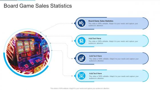 Board Game Sales Statistics In Powerpoint And Google Slides Cpp