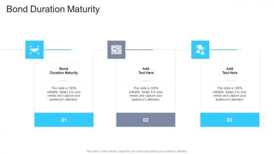 Bond Duration Maturity In Powerpoint And Google Slides Cpb