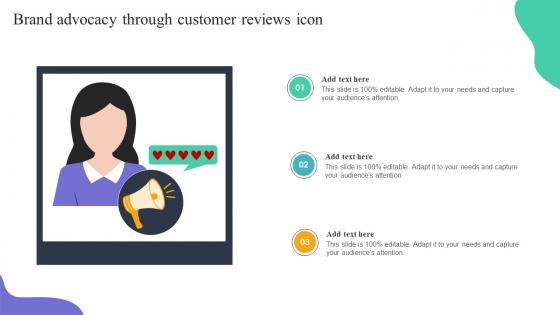 Brand Advocacy Through Customer Reviews Icon