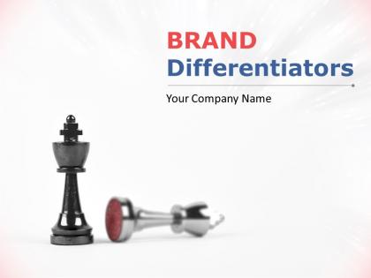 Brand Differentiators Powerpoint Presentation Slides