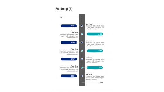 Brand Launch Proposal Roadmap One Pager Sample Example Document