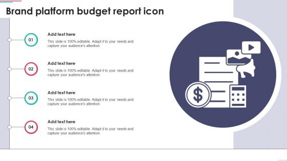 Brand Platform Budget Report Icon