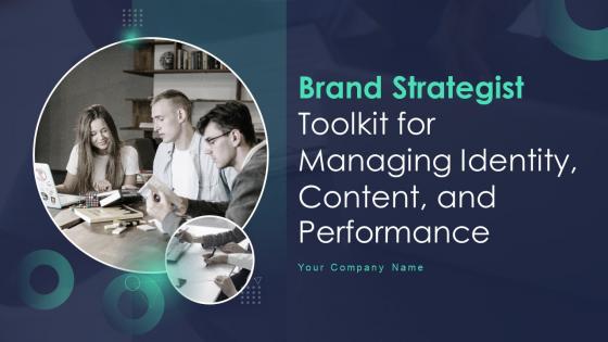 Brand Strategist Toolkit For Managing Identity Content And Performance Branding CD V