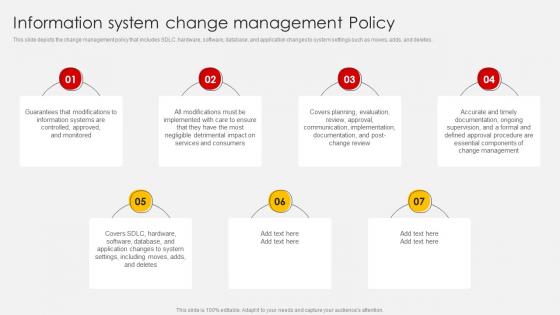 Bring Your Own Device Policy Information System Change Management Policy