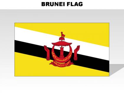 Brunei country powerpoint flags