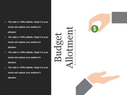 Budget allotment powerpoint presentation examples