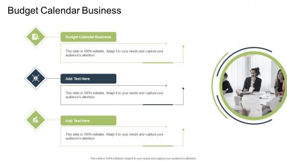 Budget Calendar Businessin Powerpoint And Google Slides Cpb