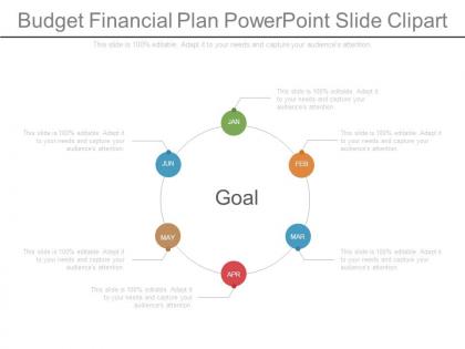 Budget financial plan powerpoint slide clipart