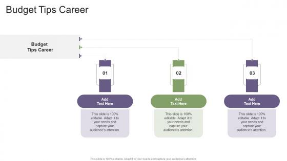 Budget Tips Career In Powerpoint And Google Slides Cpb