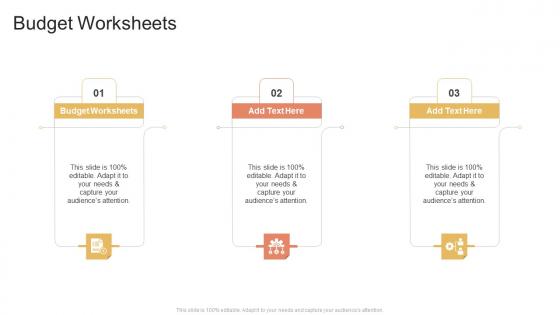 Budget Worksheets In Powerpoint And Google Slides Cpb