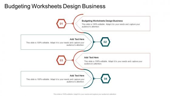 Budgeting Worksheets Design Business In Powerpoint And Google Slides Cpb