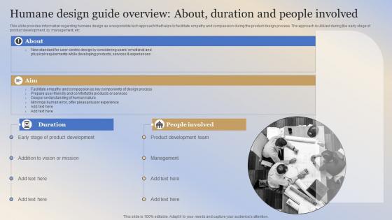 Building Responsible Organization Humane Design Guide Overview About Duration And People