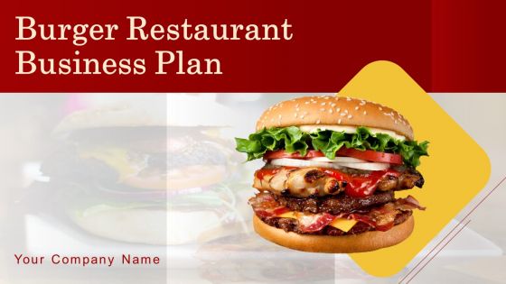 Burger restaurant business plan powerpoint presentation slides