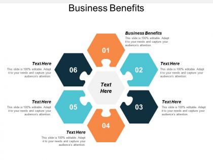 Business benefits ppt powerpoint presentation file portfolio cpb