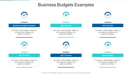 Business Budgets Examples In Powerpoint And Google Slides Cpb