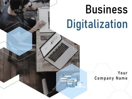 Business digitalization powerpoint presentation slides