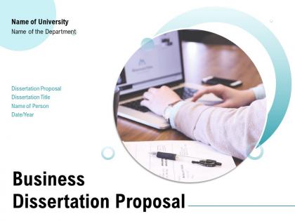 Business Dissertation Proposal Powerpoint Presentation Slides