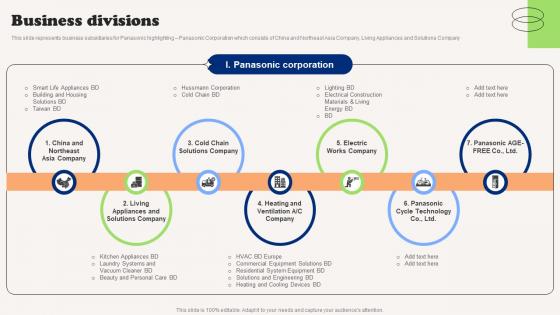 Business Divisions Electronics Company Profile CP SS V