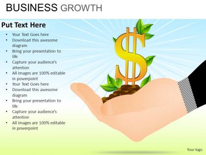 Business growth powerpoint presentation slides