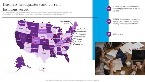Business Headquarters And Current Locations Served Comprehensive Guide For Global