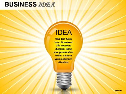 Business idea powerpoint presentation slides