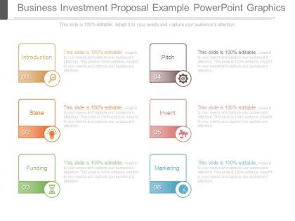 Business investment proposal example powerpoint graphics