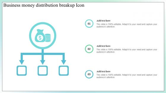 Business Money Distribution Breakup Icon