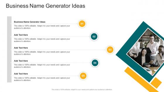 Business Name Generator Ideas In Powerpoint And Google Slides Cpb