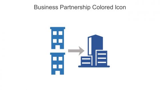 Business Partnership Colored Icon In Powerpoint Pptx Png And Editable Eps Format