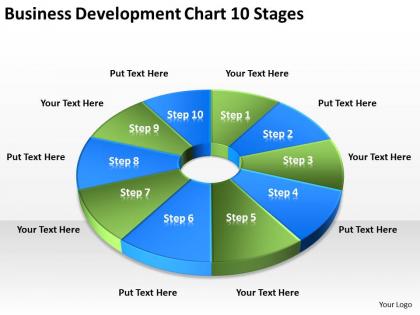 Business process diagram symbols development chart 10 stgaes powerpoint slides