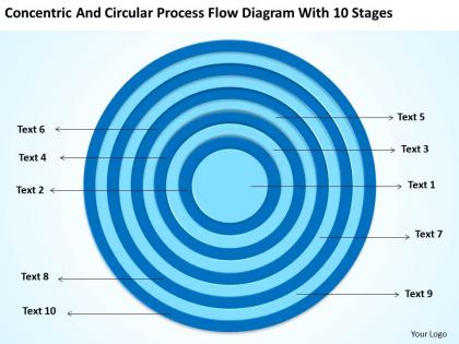 Business process flowchart examples with 10 stages powerpoint templates ppt backgrounds for slides