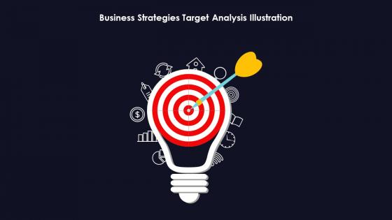 Business Strategies Target Analysis Illustration