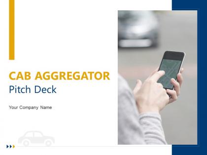 Cab aggregator pitch deck ppt template