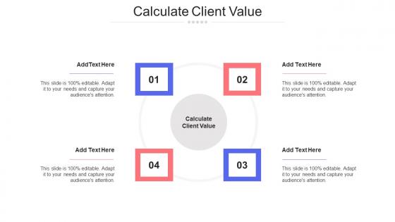 Calculate Client Value Ppt Powerpoint Presentation Gallery Outline Cpb