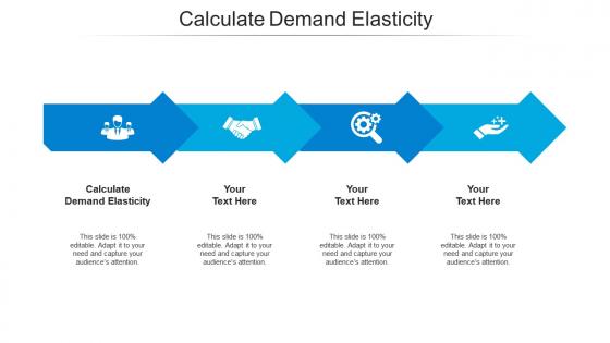 Calculate demand elasticity ppt powerpoint presentation outline clipart images cpb